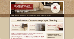 Desktop Screenshot of contemporarycarpetcleaning.com