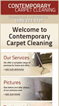 Mobile Screenshot of contemporarycarpetcleaning.com
